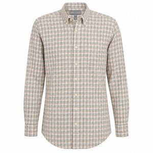 Hickey Freeman Old Money Plaid Button Down Shirt Mens Size L Grandpacore Preppy